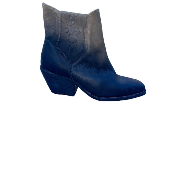 Free People Ombré× Farylrobin Dover William Leather Western‎ Womens Boots Size 7 - Picture 1 of 7